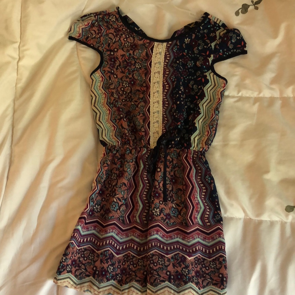 Romper with designs 7/8 SM